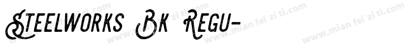 Steelworks Bk Regu字体转换